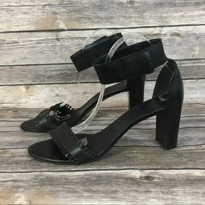 Chloe Black Leather Sandals